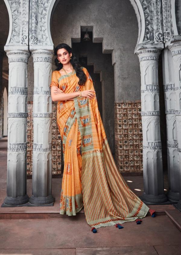 Sr Panama Fancy Soft Linen Saree Collection